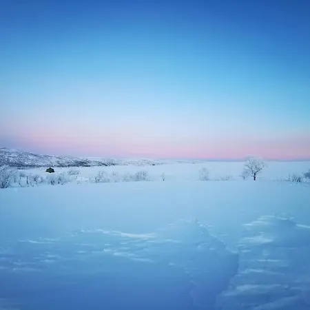 Aurora Hut - Luksusmajoitus Iglu Tunturilammella Pohjois-lapissa Nuorgamissa